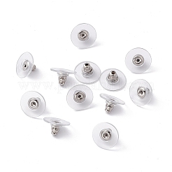 304 Stainless Steel Bullet Clutch Earring Backs&nbsp;X-STAS-I016