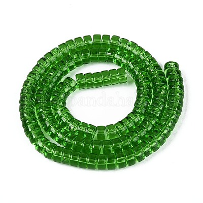 Transparent Glass Beads Strands&nbsp;GLAA-N026-3x6mm-T09-1