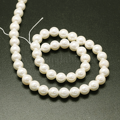 Shell Pearl Beads Strands&nbsp;BSHE-E008-16mm-12-1