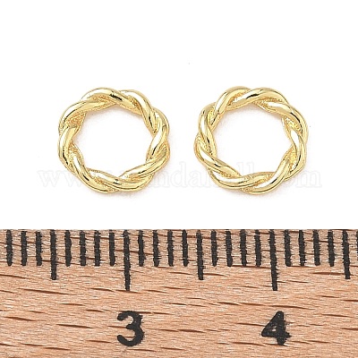 Brass Linking Rings&nbsp;KK-D289-33G-1