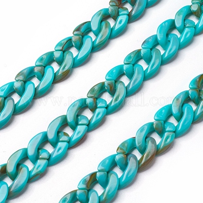 Acrylic Curb Chains&nbsp;SACR-P065-R01-1