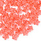 Transparent Acrylic Beads, Star, Cerise, 9x9.5x5.5mm, Hole: 2mm, about 2000pcs/500g