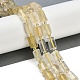 Natural Lemon Quartz(Heated) Beads Strands&nbsp;G-G162-D08-01-2