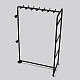 Iron Jewelry Display Stands&nbsp;ODIS-WH0038-66EB-1