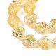 Electroplate Glass Beads Strands&nbsp;EGLA-N012-08K-3