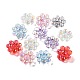 UV Plating Transparent Acrylic Shank Buttons&nbsp;MACR-K356-14-1