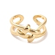 Brass Open Cuff Rings&nbsp;RJEW-K263-01G-3
