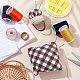 1Set Polyester Square and Ring Shaped Cotton Needle Cushion&nbsp;AJEW-GF0003-75-4
