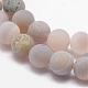 Natural Druzy Geode Agate Bead Strands&nbsp;G-K166-09-10mm-08-3