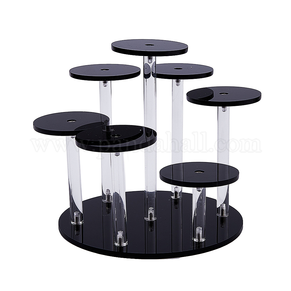 Wholesale 7-Tier Round Acrylic Minifigure Organizer Display Risers ...