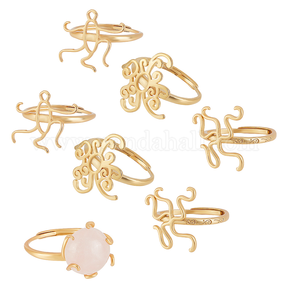 Wholesale Open Adjustable Rings Base - Pandahall.com