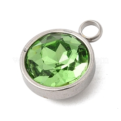 Birthstone Theme August 304 Stainless Steel Pendants&nbsp;STAS-G082-17P-08