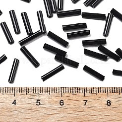 Opaque Glass Bugle Beads&nbsp;SEED-R028-2x9-C01