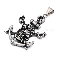 304 Stainless Steel Big Pendants&nbsp;STAS-P367-01AS