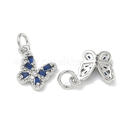 SHEGRACE Brass Pave Clear Cubic Zirconia Pendants&nbsp;XGRQ3Q851-628P-E