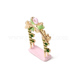 Alloy Enamel Pendants&nbsp;AL-CBA604F-01G