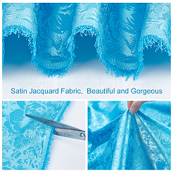 Polyester Flower Pattern Fabric&nbsp;DIY-WH0021-39B