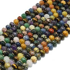 Mixed Gemstone Beads Strands&nbsp;G-P573-B01-01
