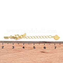 925 Sterling Silver Curb Chain Extender&nbsp;STER-G039-03B-G