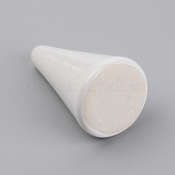Cone Shaped Vitreous Enamel Ring Displays&nbsp;RDIS-WH0006-12C
