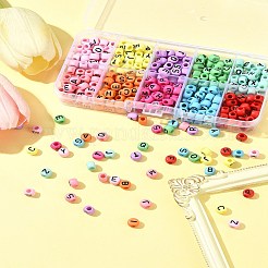450Pcs 10 Styles Opaque Acrylic Beads&nbsp;OACR-FS0004-02
