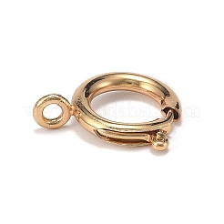 Brass Spring Ring Clasps&nbsp;ZIRC-F120-014G
