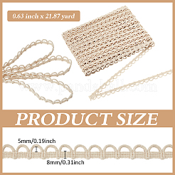 Cotton Lace Ribbon&nbsp;DIY-WH0632-84