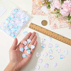 50G Resin Imitation Shell Pendants&nbsp;RESI-CY0001-01A