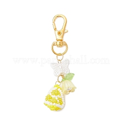 Handmade Glass Seed Beads Pendant Decoraitons&nbsp;HJEW-MZ00349-04