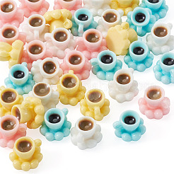 40Pcs 4 Colors Resin Miniature Ornaments&nbsp;DIY-TA0014-15