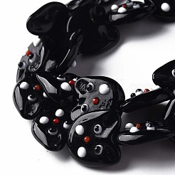 Handmade Lampwork Beads Strands&nbsp;LAMP-T017-07A