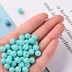 Opaque Acrylic Beads&nbsp;MACR-S370-C8mm-SS2107