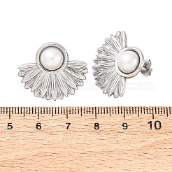 304 Stainless Steel Stud Earrings&nbsp;EJEW-B108-14P