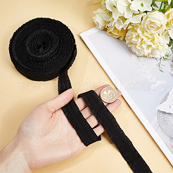 Polyester Ruffled Elastic Cord&nbsp;EW-WH0015-02A