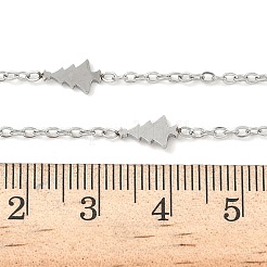 304 Stainless Steel Link Chain Necklaces for Women Men&nbsp;NJEW-K292-01K-P