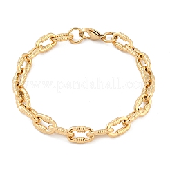 304 Stainless Steel Cable Chain Bracelets for Women Men&nbsp;BJEW-F488-33G