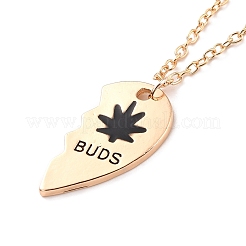 BEST BUDS Alloy Pendant Necklaces&nbsp;LS-NJEW-K124-03B-G