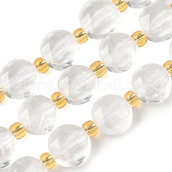 Natural Quartz Crystal Beads Strands&nbsp;G-G271-C07-10mm