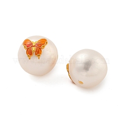 Round Natural Freshwater Pearl Beads&nbsp;PEAR-K009-11G-02