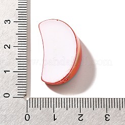 Electroplate UV Plating Opaque Fruit Resin Cabochons&nbsp;CRES-U004-03G