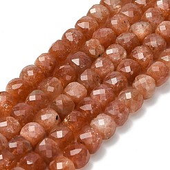 Natural Sunstone Beads Strands&nbsp;G-Z106-F02