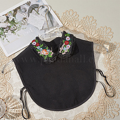 Detachable Polyester Embroidered Flower Collar&nbsp;AJEW-WH20006-242B