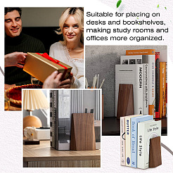 Wooden Bookends&nbsp;AJEW-WH0752-106