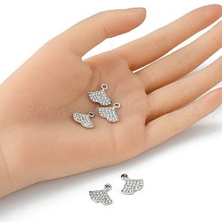 Alloy Rhinestone Pendants&nbsp;ALRI-YW0001-05