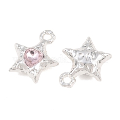 Y2K Style Alloy & Glass Pendants&nbsp;GL-CBA1FD3-01S-01