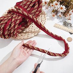 Polyester Twist Lip Cord Trim&nbsp;SRIB-WH0011-340