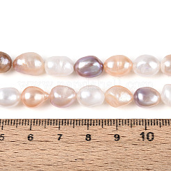 Natural Cultured Freshwater Pearl Beads Strands&nbsp;PEAR-N014-05N-02