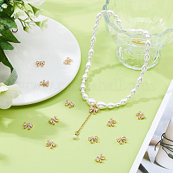 16Pcs Brass Cubic Zirconia Charms&nbsp;KK-DC0004-71