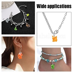 10Pcs 5 Styles Opaque Resin Pendants&nbsp;RESI-YW0004-22A