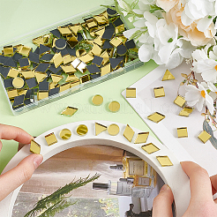 180Pcs 4 Styles Glass Cabochons&nbsp;GGLA-PH0001-58